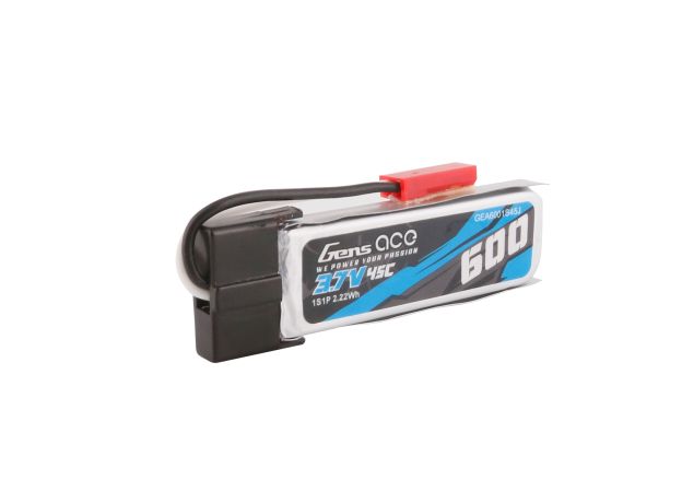 Gens ace 600mAh 1S 45C 3.7V LiPo Batarya | JST-SYP Konnektör | Air Classic