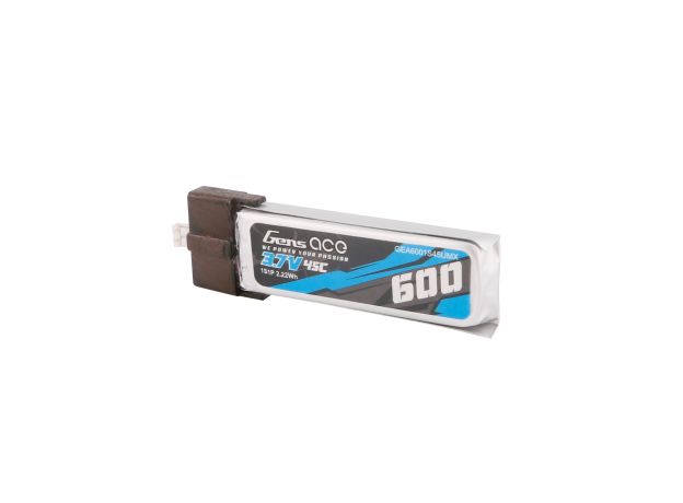 Gens ace 600mAh 1S 45C 3.7V LiPo Batarya | JST-PHR Konnektör | Air Classic
