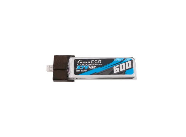 Gens ace 600mAh 1S 45C 3.7V LiPo Batarya | JST-PHR Konnektör | Air Classic