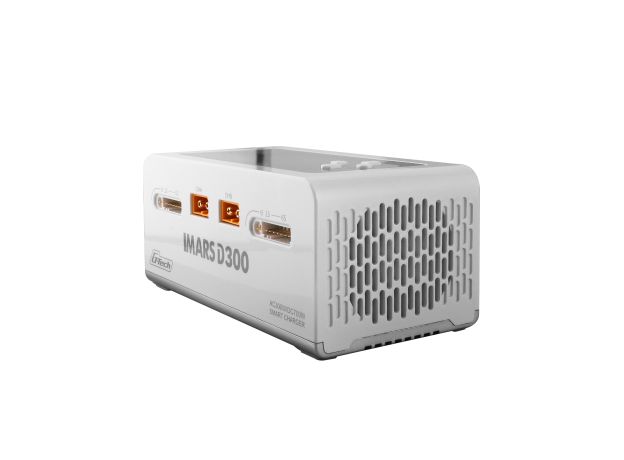 Gens ace iMars D300 Akıllı Şarj Cihazı | AC 300W + DC 700W | 16A | 1-6S | 2 Kanallı | Beyaz