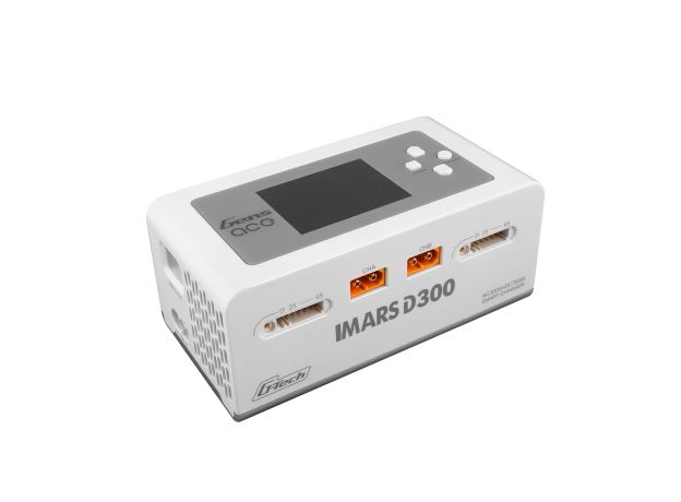 Gens ace iMars D300 Akıllı Şarj Cihazı | AC 300W + DC 700W | 16A | 1-6S | 2 Kanallı | Beyaz