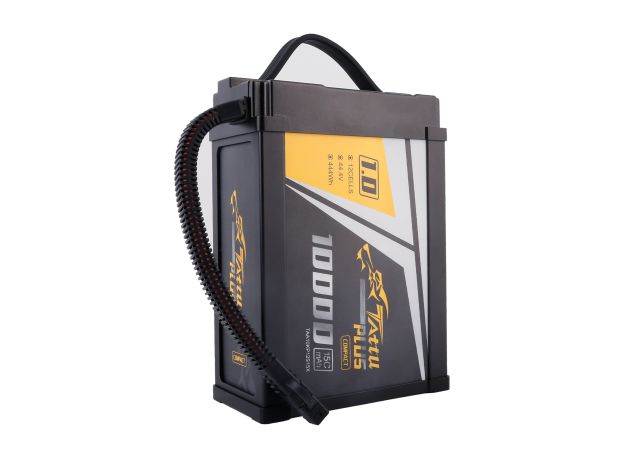 Tattu 10000mAh 12S 15C 44.4V Smart LiPo Batarya | XT90-S Konnektör | Tattu Plus 1.0 (Compact Version)