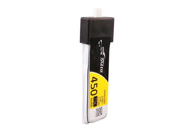 Tattu 450mAh 1S 75C 3.8V(HV) LiPo Batarya | BT 2.0 Konnektör | FPV Classic (5pcs)