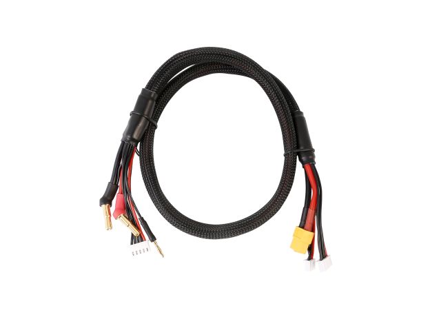 Gens Ace 2S/4S Şarj Kablosu: 4mm & 5mm bullet ile XT60 Konnektör