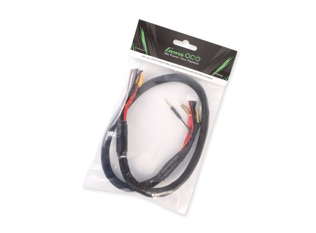 Gens Ace 2S/4S Şarj Kablosu: 4mm & 5mm bullet ile XT60 Konnektör