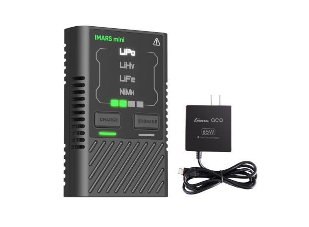 Gens ace iMars Mini Akıllı Şarj Cihazı | DC 60W | 5A | 2-4S | ile Power Adaptör