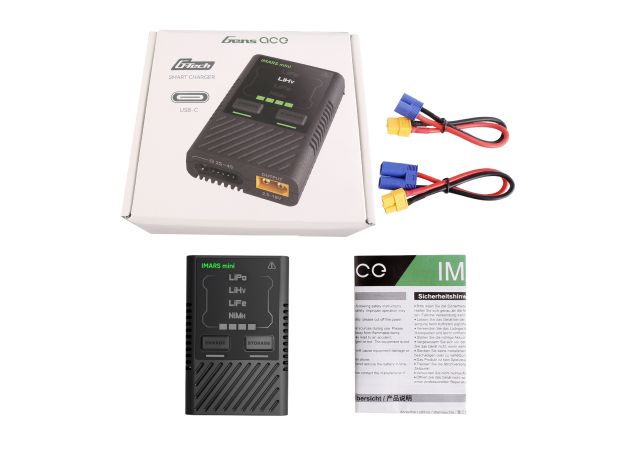 Gens ace iMars Mini Akıllı Şarj Cihazı | DC 60W | 5A | 2-4S | Eco Friendly Version