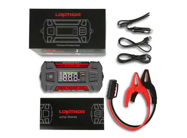 Lokithor J1500 1000A 12V LiFePO4 Takviye Cihazı 46Wh