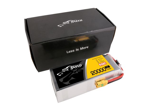 Tattu 20000mAh 6S 5C 22.2V LiPo Batarya | XT90-S Konnektör | Semi-solid