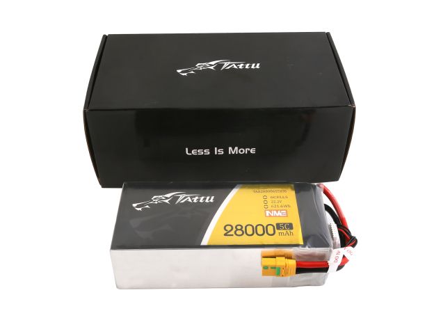 Tattu 28000mAh 6S 5C 22.2V LiPo Batarya | XT90-S Konnektör | Semi-solid