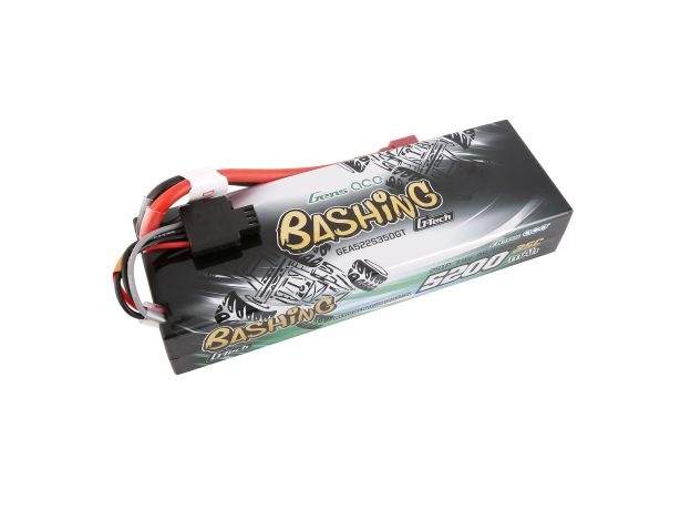 Gens ace 5200mAh 2S 35C 7.4V LiPo Batarya | Sert Kasalı | Deans Konnektör | Bashing