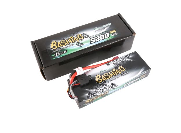Gens ace 5200mAh 2S 35C 7.4V LiPo Batarya | Sert Kasalı | Deans Konnektör | Bashing