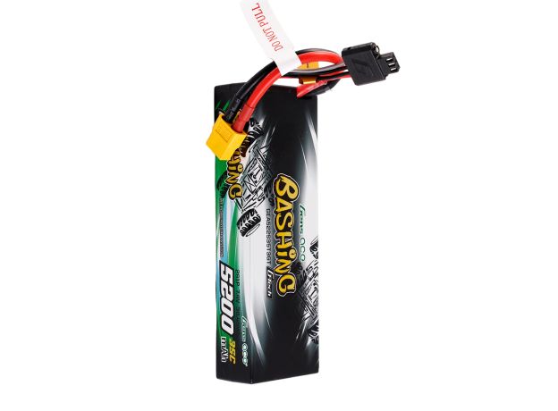Gens ace 5200mAh 2S 35C 7.4V LiPo Batarya | Sert Kasalı | XT60+EC3+Deans | Bashing