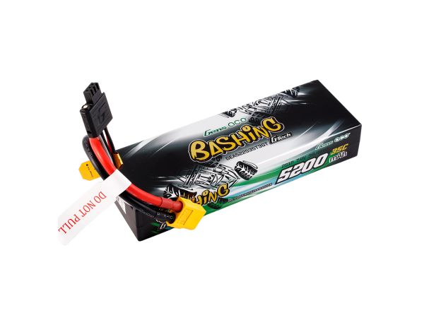 Gens ace 5200mAh 2S 35C 7.4V LiPo Batarya | Sert Kasalı | XT60+EC3+Deans | Bashing
