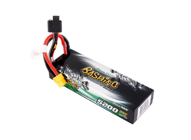 Gens ace 5200mAh 2S 35C 7.4V LiPo Batarya | Sert Kasalı | XT60+EC3+Deans | Bashing