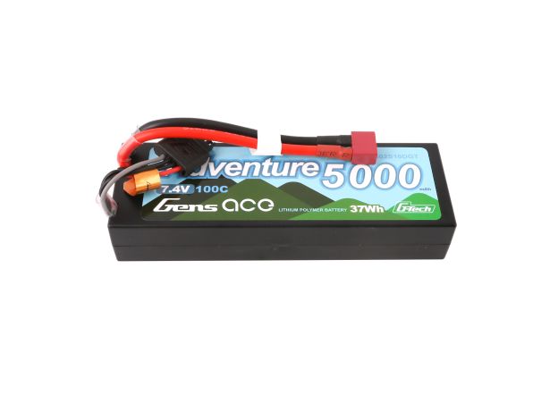 Gens ace 5000mAh 2S 100C 7.4V LiPo Batarya | Deans Konnektör | Adventure