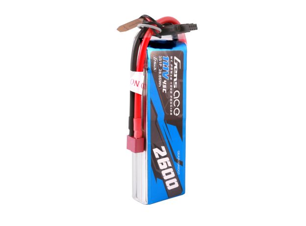 Gens ace 2600mAh 3S 45C 11.1V LiPo Batarya | Deans Konnektör | Air Classic