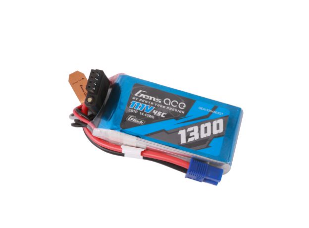 Gens ace 1300mAh 3S 45C 11.1V LiPo Batarya | EC3 Konnektör | Air Classic
