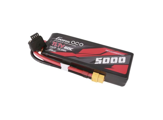 Gens ace 5000mAh 3S 60C 11.1V LiPo Batarya | XT60 Konnektör | Car Classic