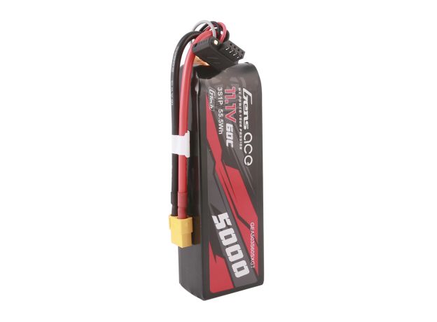 Gens ace 5000mAh 3S 60C 11.1V LiPo Batarya | XT60 Konnektör | Car Classic