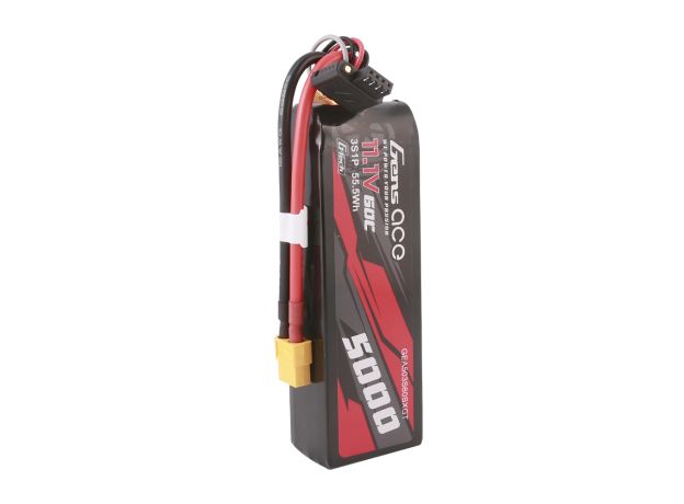 Gens ace 5000mAh 3S 60C 11.1V Short-Size LiPo Batarya | XT60 Konnektör | Car Classic