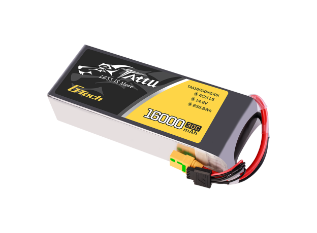 Tattu 16000mAh 4S 30C 14.8V LiPo Batarya | XT90S-F Konnektör | UAV Classic