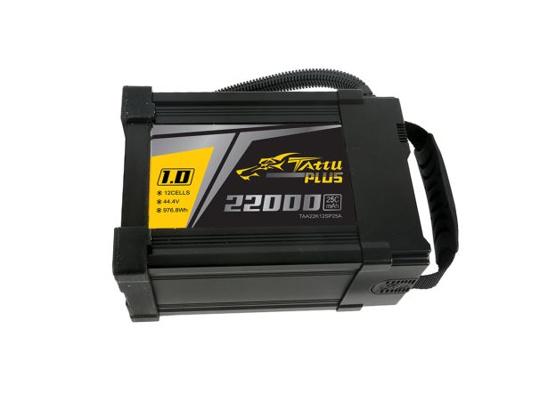 Tattu 22000mAh 12S 25C 44.4V Smart LiPo Batarya | AS150 Konnektör | Tattu Plus