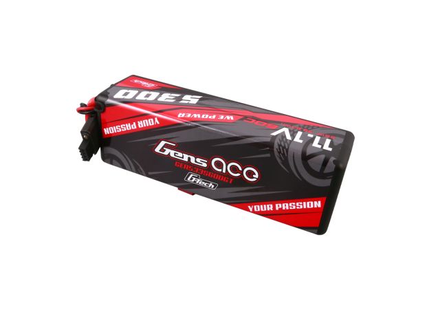 Gens ace 5300mAh 3S 60C 11.1V LiPo Batarya | Sert Kasalı | Deans Konnektör | Car Classic