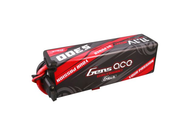 Gens ace 5300mAh 3S 60C 11.1V LiPo Batarya | Sert Kasalı | Deans Konnektör | Car Classic