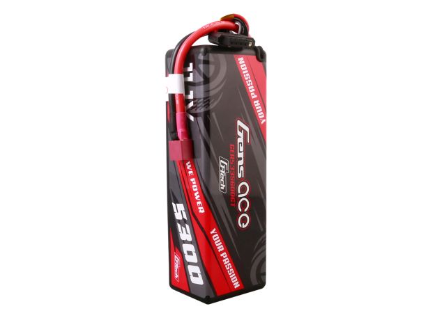 Gens ace 5300mAh 3S 60C 11.1V LiPo Batarya | Sert Kasalı | Deans Konnektör | Car Classic