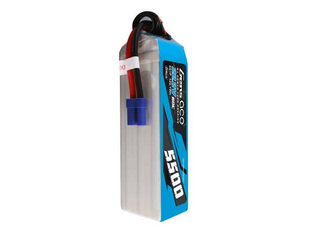Gens ace 5500mAh 6S 60C 22.2V LiPo Batarya | EC5 Konnektör | Air Classic