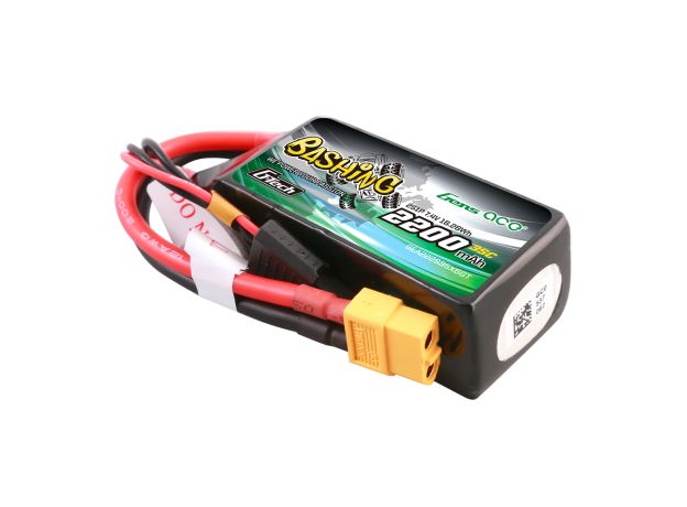 Gens ace 2200mAh 3S 35C 11.1V LiPo Batarya | XT60 Konnektör | Bashing