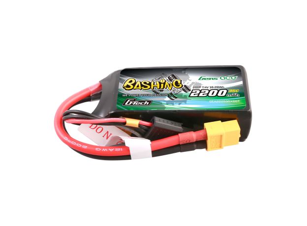 Gens ace 2200mAh 3S 35C 11.1V LiPo Batarya | XT60 Konnektör | Bashing