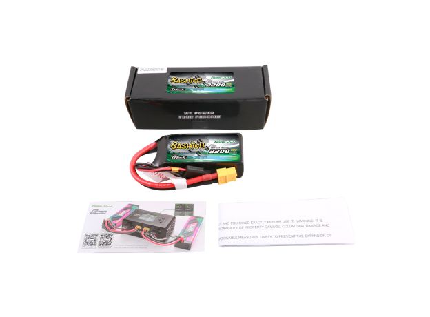 Gens ace 2200mAh 3S 35C 11.1V LiPo Batarya | XT60 Konnektör | Bashing