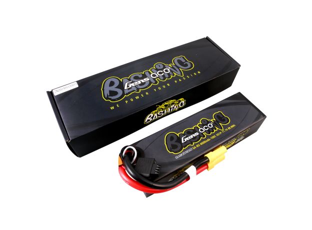 Gens ace 8000mAh 3S 100C 11.1V LiPo Batarya | Sert Kasalı | EC5 Konnektör | Bashing Pro