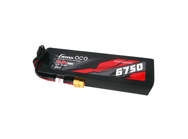 Gens ace 6750mAh 4S 60C 14.8V LiPo Batarya | XT60 Konnektör | Car Classic