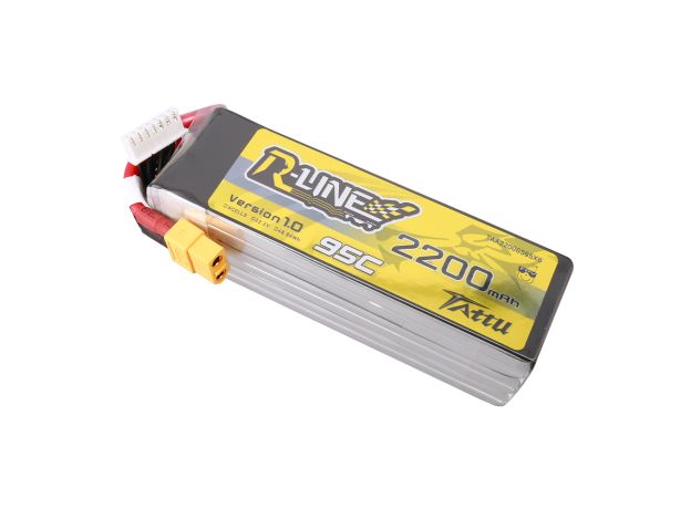 Tattu 2200mAh 6S 95C 22.2V LiPo Batarya | XT60 Konnektör | R-Line 1.0