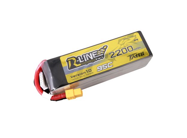 Tattu 2200mAh 6S 95C 22.2V LiPo Batarya | XT60 Konnektör | R-Line 1.0