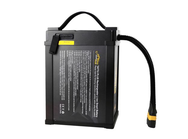 Tattu 10000mAh 12S 15C 44.4V Smart LiPo Batarya | AS150U Konnektör | Tattu Plus 1.0 (Compact Version)