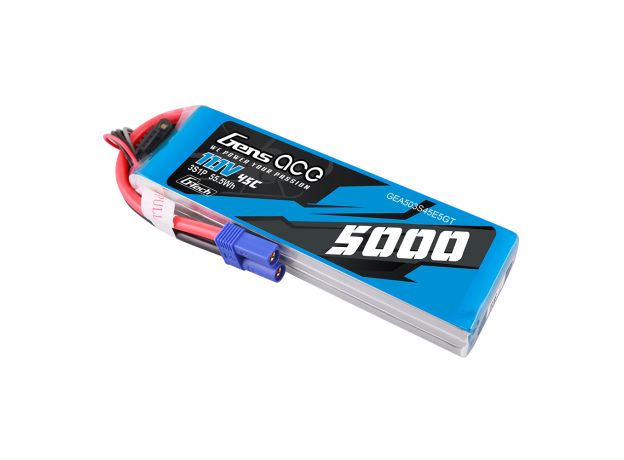 Gens ace 5000mAh 3S 45C 11.1V LiPo Batarya | EC5 Konnektör | Air Classic