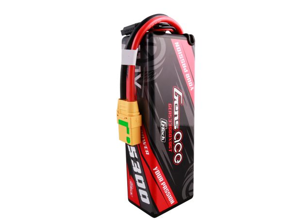 Gens ace 5300mAh 3S 60C 11.1V LiPo Batarya | Sert Kasalı | XT90 Konnektör | Car Classic