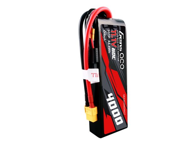 Gens ace 4000mAh 3S 60C 11.1V LiPo Batarya | XT60 Konnektör | Car Classic