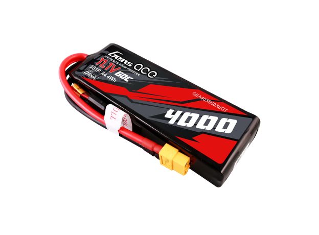 Gens ace 4000mAh 3S 60C 11.1V LiPo Batarya | XT60 Konnektör | Car Classic
