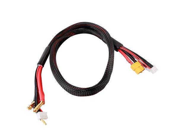 2S/4S Şarj Kablosu: 5mm bullet ile XT60 Konnektör