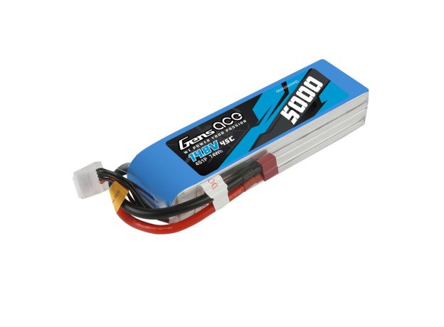 Gens ace 5000mAh 4S 45C 14.8V LiPo Batarya | Deans Konnektör | Air Classic (Non-G-Tech)
