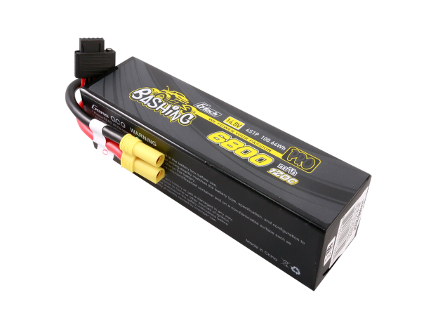 Gens ace 6800mAh 4S 120C 14.8V LiPo Batarya | Sert Kasalı | EC5 Konnektör | Bashing Pro