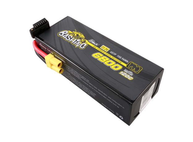 Gens ace 6800mAh 6S 120C 22.2V LiPo Batarya | Sert Kasalı | EC5 Konnektör | Bashing Pro