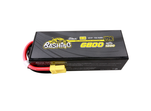 Gens ace 6800mAh 6S 120C 22.2V LiPo Batarya | Sert Kasalı | EC5 Konnektör | Bashing Pro