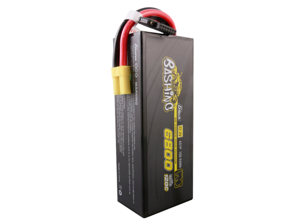 Gens ace 6800mAh 6S 120C 22.2V LiPo Batarya | Sert Kasalı | EC5 Konnektör | Bashing Pro