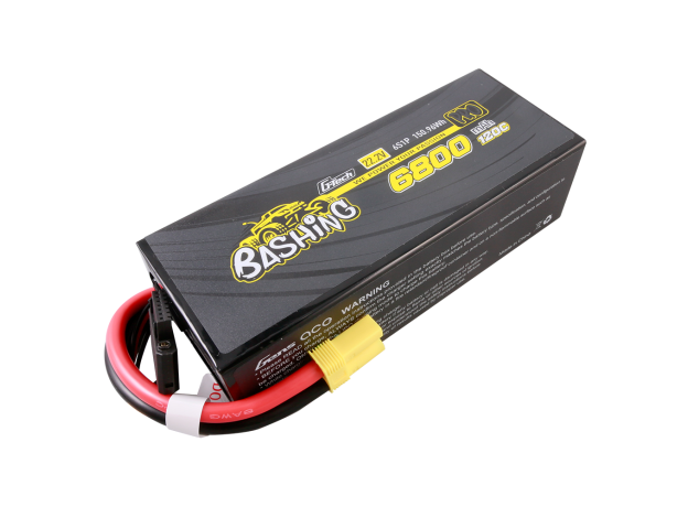 Gens ace 6800mAh 6S 120C 22.2V LiPo Batarya | Sert Kasalı | EC5 Konnektör | Bashing Pro